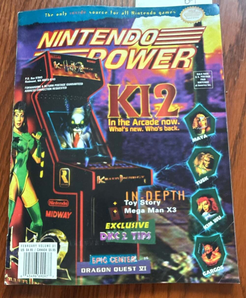Used Nintendo Power Volume 81 With Poster NP52925 – Core Gaming, (64)